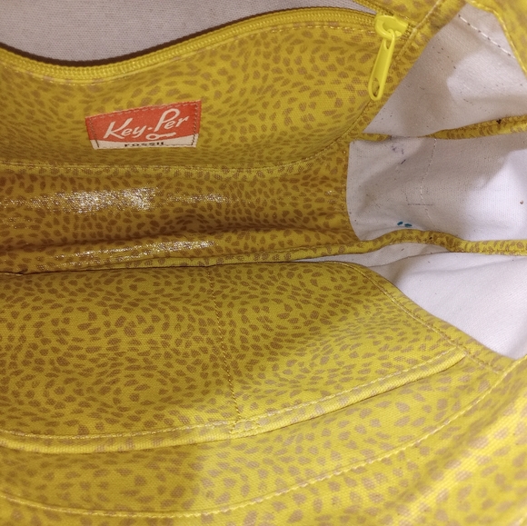 KeyPer Fossil Waxed Canvas Material Messenger Bag - Picture 10 of 16